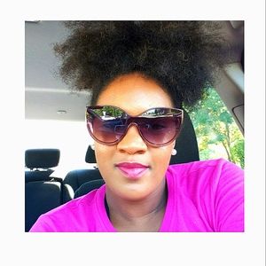 Brown Cat Eye Gradient Shade Lens